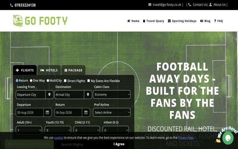 Go Footy website