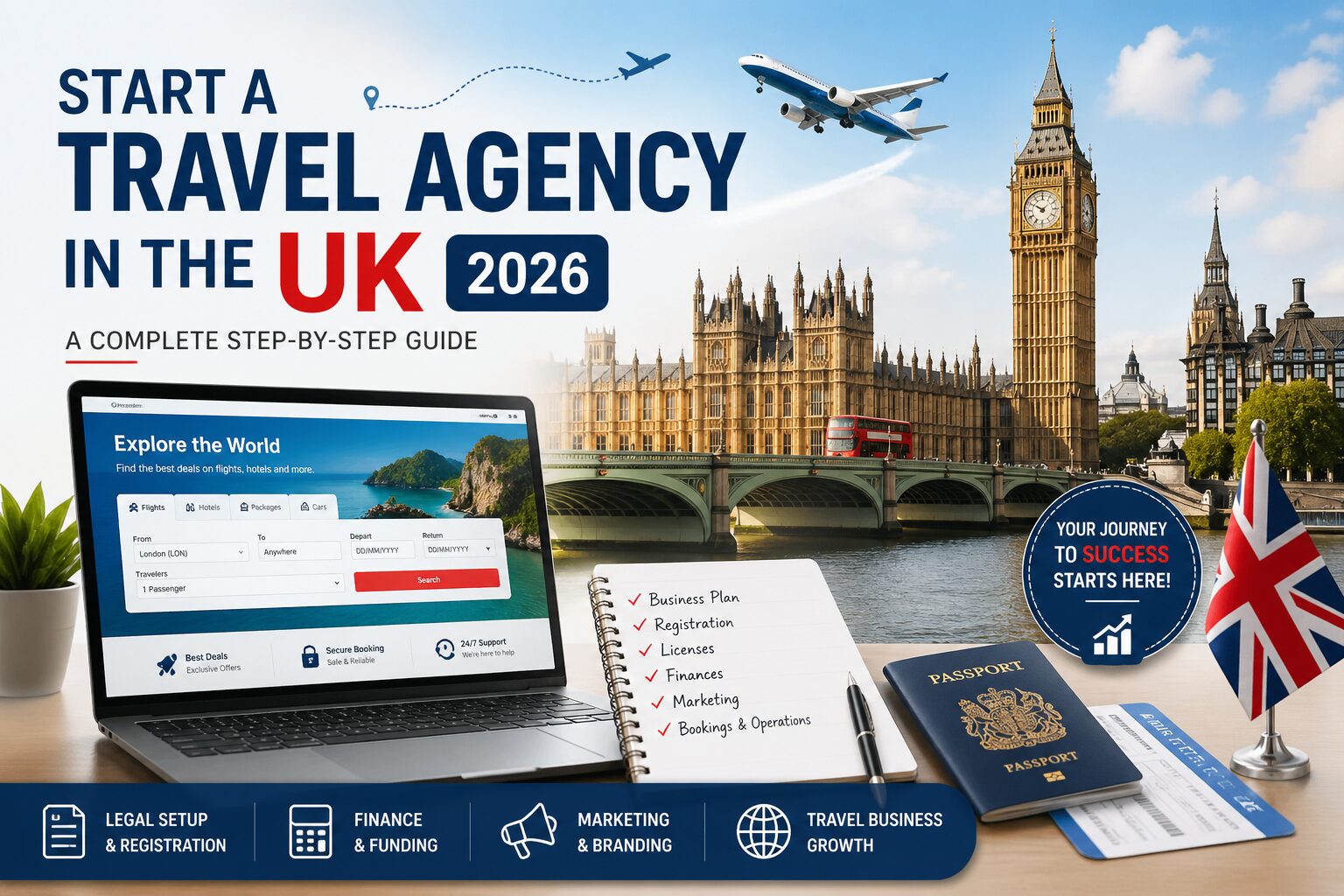 How to Start a Travel Agency in the UK: 2026 Complete Guide