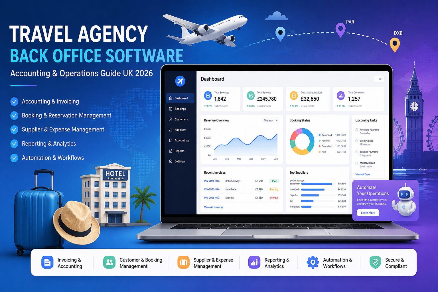 travel back office software UK