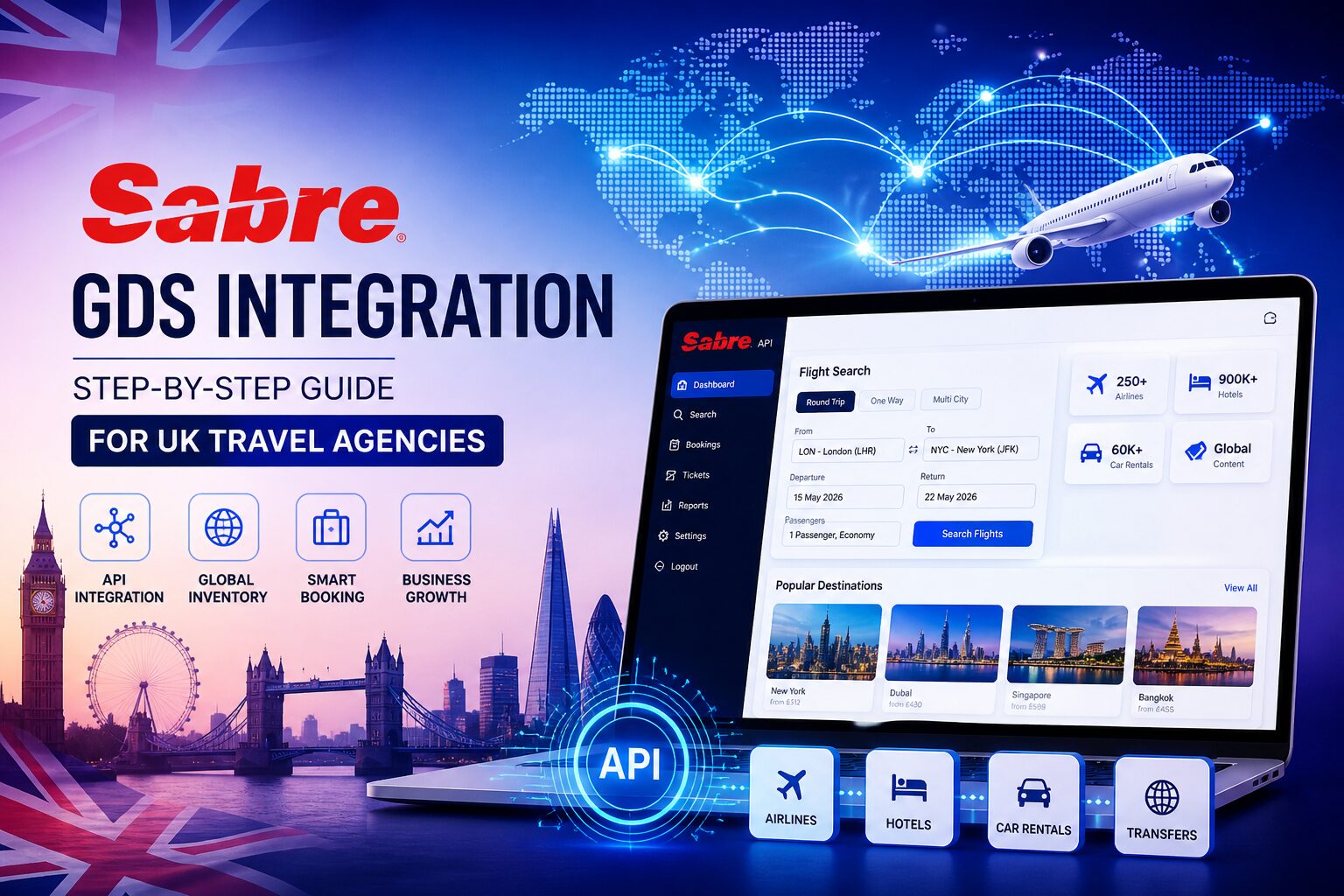 Sabre GDS integration UK